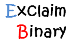 Exclaim-Binary-Logo